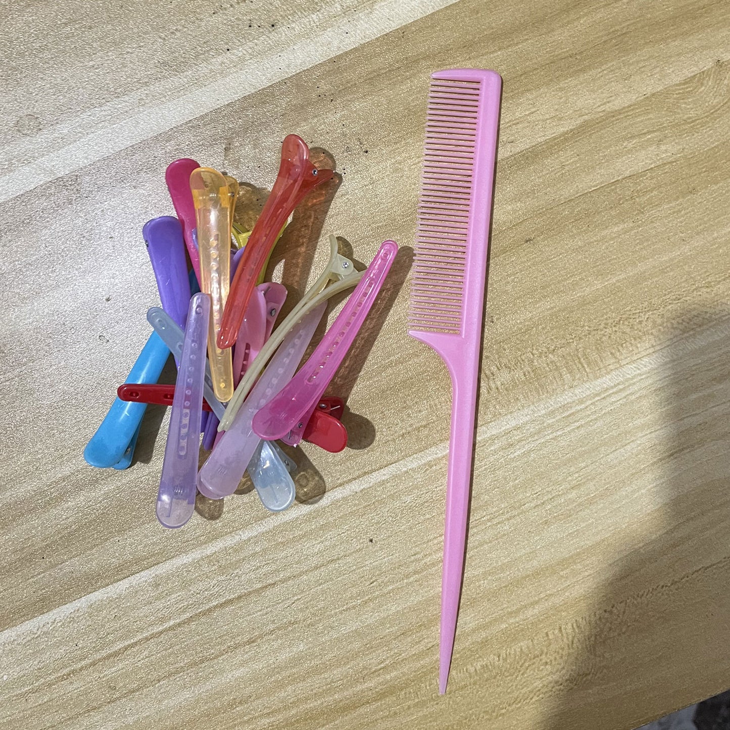 13-piece comb and clip set