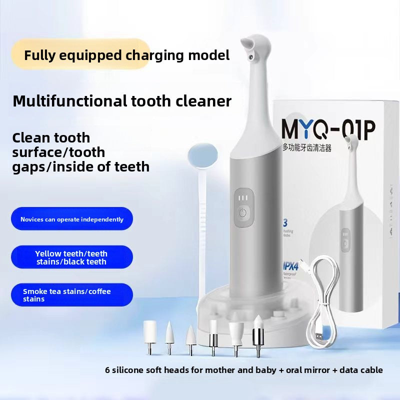 Ultrasonic Teeth Cleaning Polisher with 6 Heads