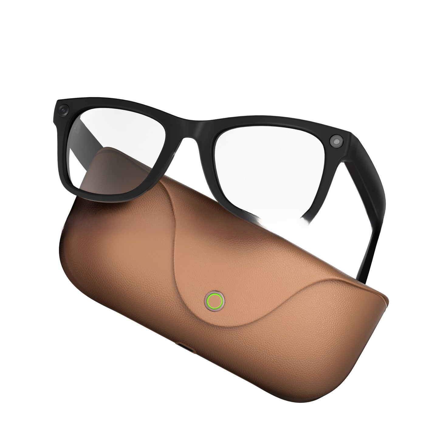 Smart Glasses with Charging Case