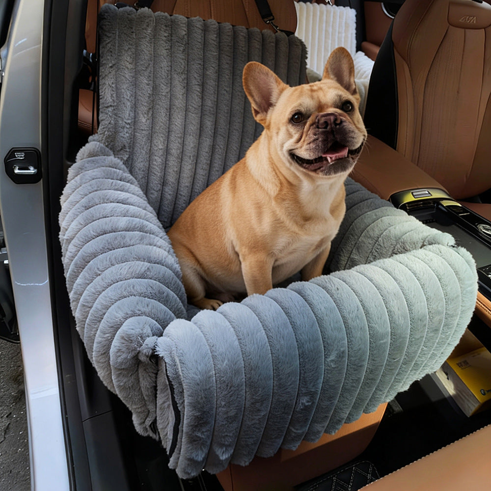 Pet car carrier bed