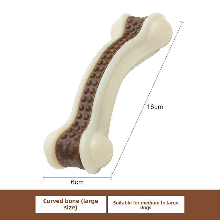 Pet Dog Molar Curved Bone