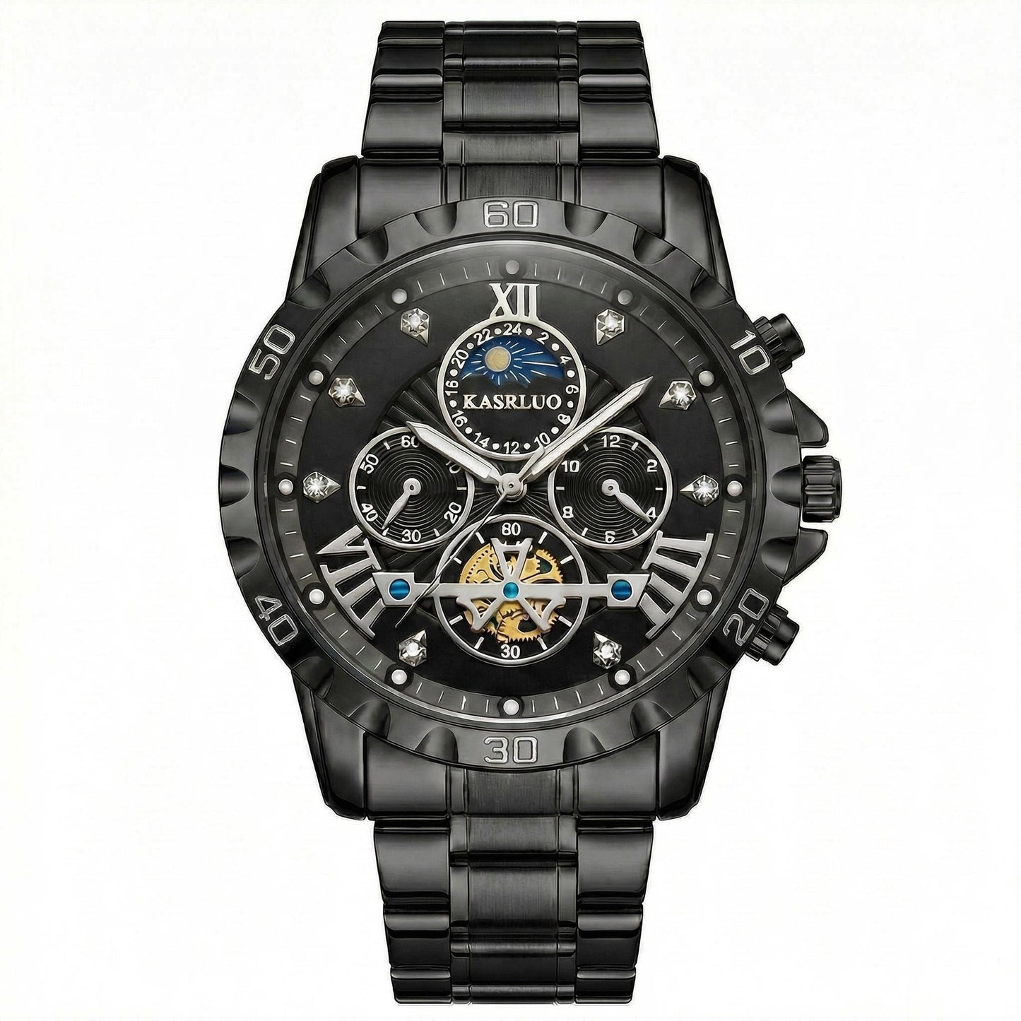 Automatic Stainless Steel Business Watch
