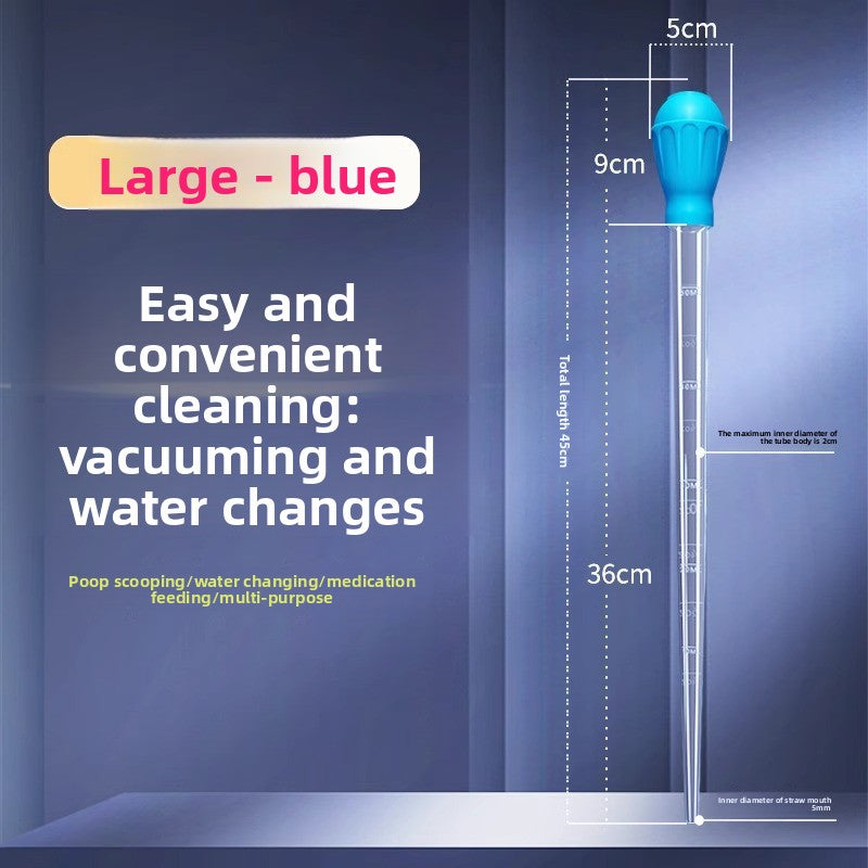 Fish tank squeegee water changer