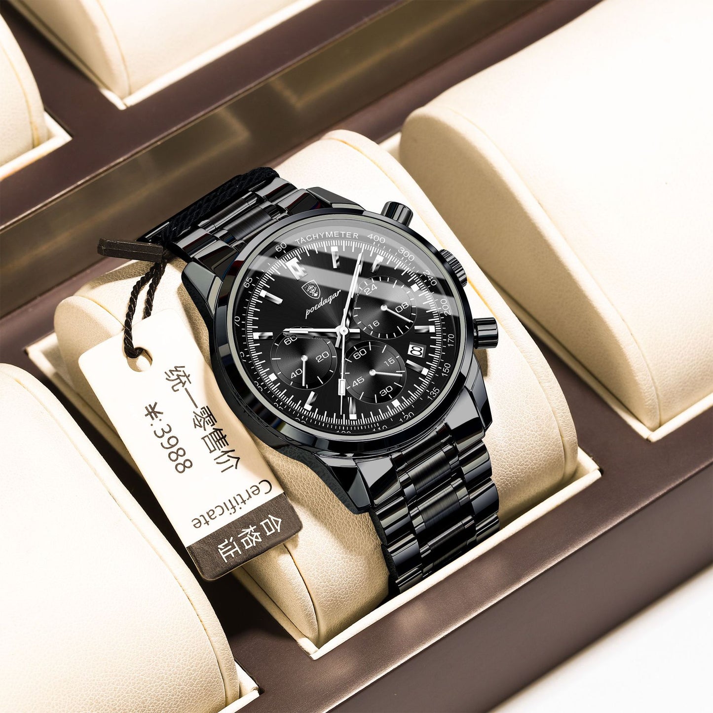 Men's Multi-function Luminous Quartz Watch