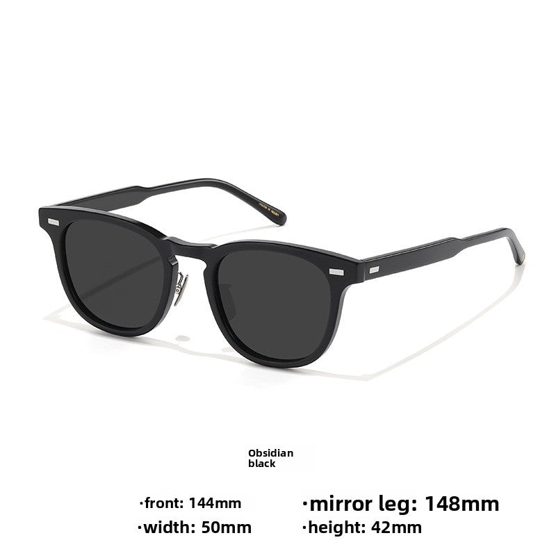 Retro Square Sunglasses with UV400 Protection