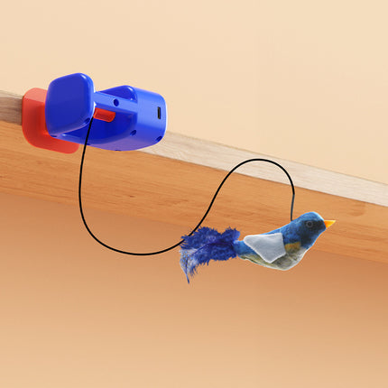 Smart Electric Hanging Cat Toy with Automatic Rotation