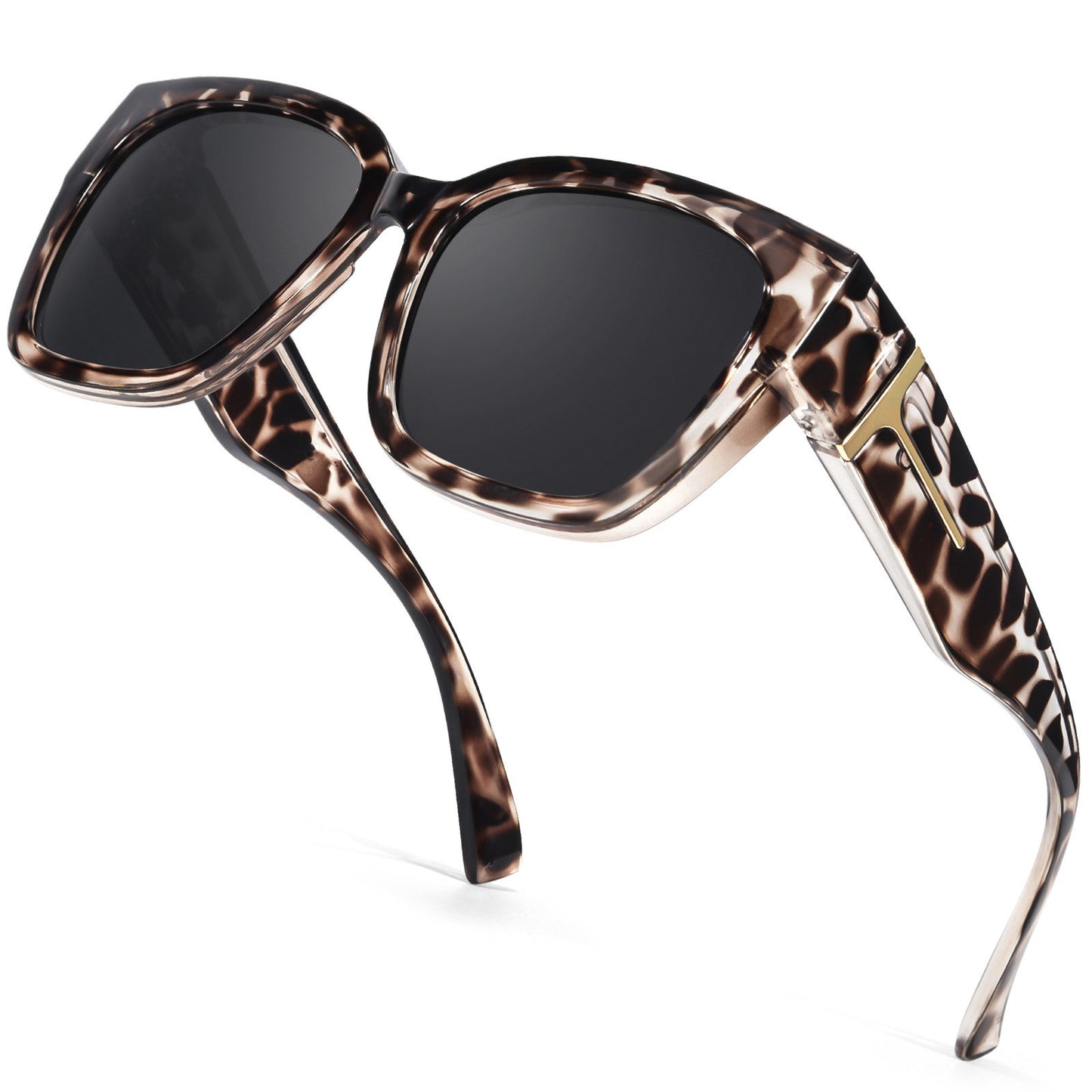 Fashion Square Polarized Sunglasses with UV Protection