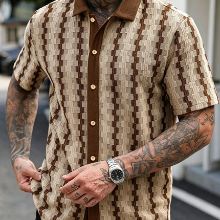 Classic Checkered Short Sleeve Shirt