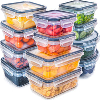 12-piece Kitchen Cereals Storage Box Refrigerator Storage Preservation