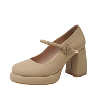 French-style Gentle Evening Breeze Mary Jane Heels For Women