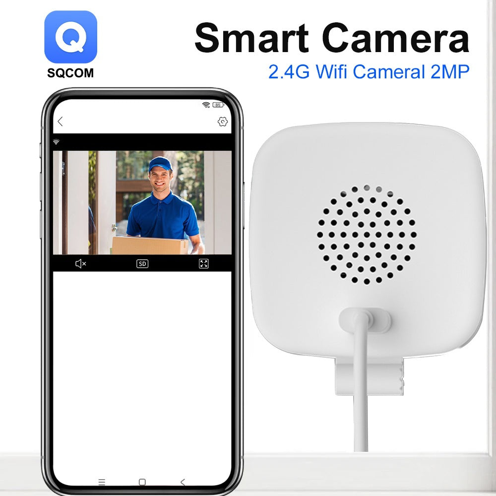 2MP Smart Security Camera ? HD Night Vision, Two-Way Audio, WiFi, Remote Mobile Monitoring