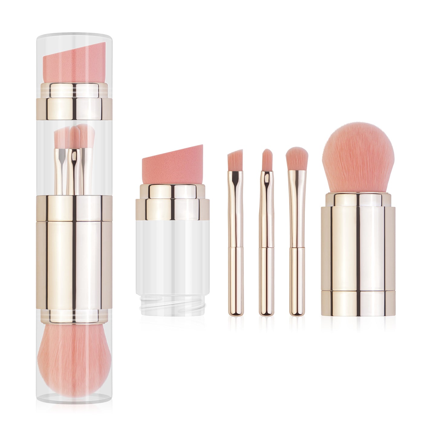 Multifunctional Portable Makeup Brush