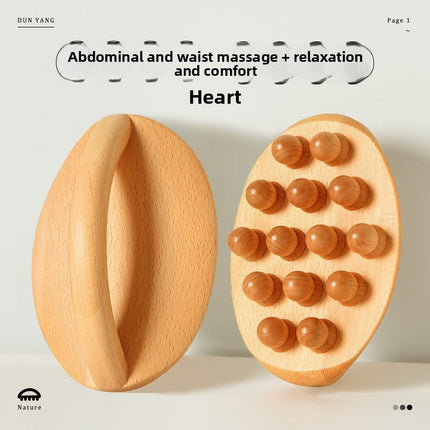 Wooden Acupressure Massage Brush for Body Relaxation