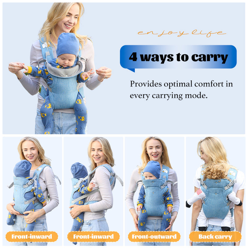 Convertible 4-in-1 Baby Travel Carrier with Safety Seat
