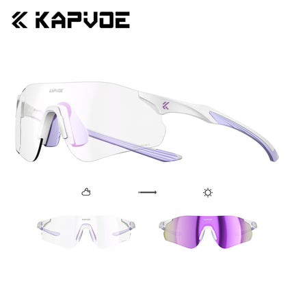 Photochromic Sports Sunglasses Windproof Cycling Glasses