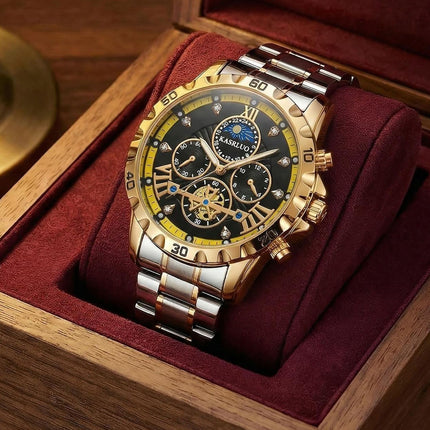 Automatic Stainless Steel Business Watch