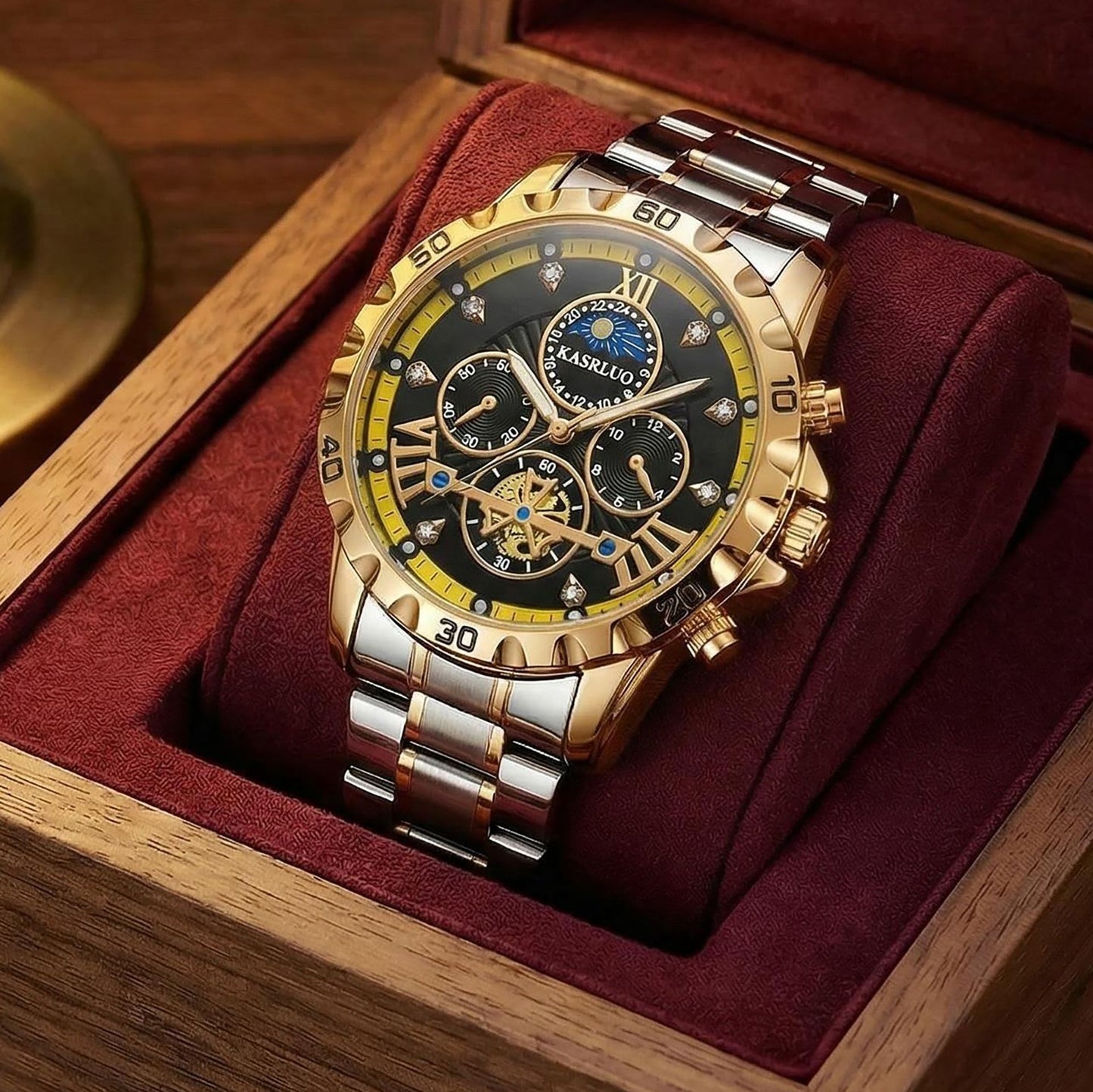 Automatic Stainless Steel Business Watch