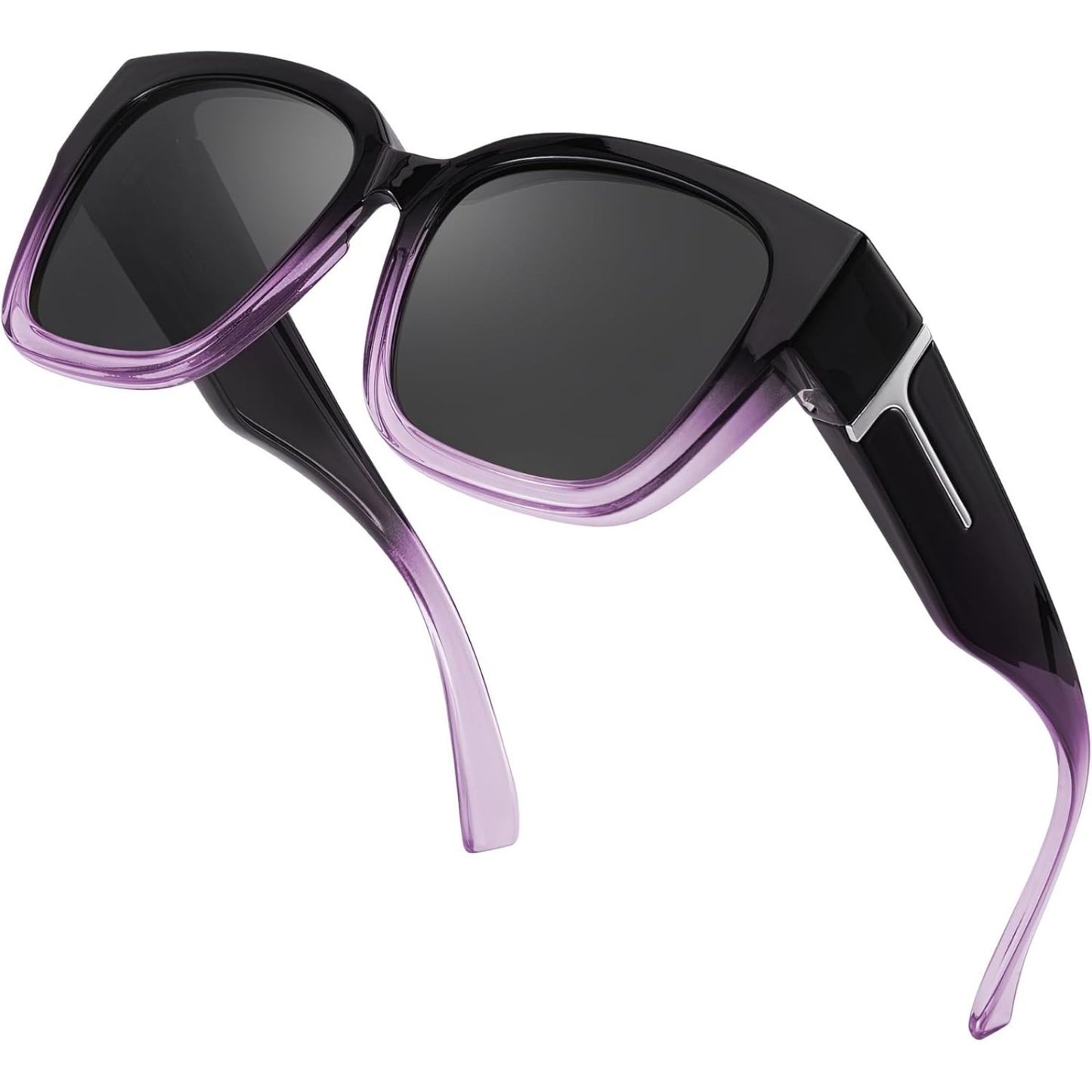 Fashion Square Polarized Sunglasses with UV Protection