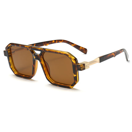 Square Double Bridge Sunglasses
