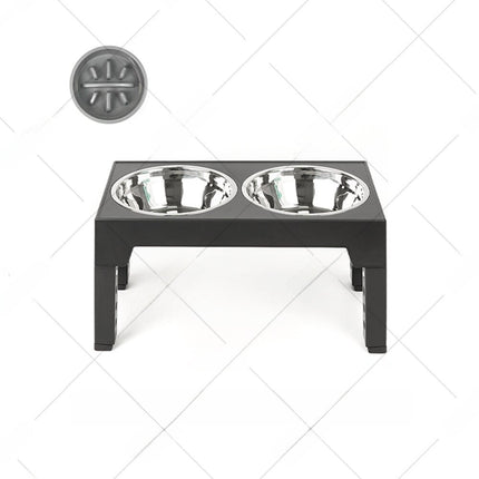 Adjustable Anti-Spill Pet Dog Bowl Stainless Steel Elevated Feeder
