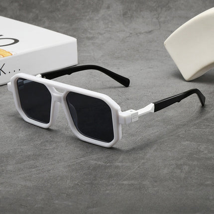 Square Double Bridge Sunglasses
