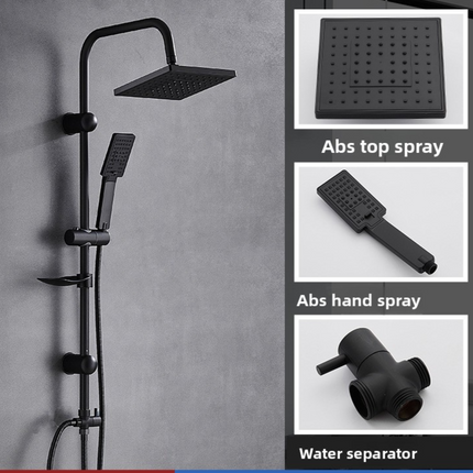 Stainless Steel Shower Set with Adjustable Spray