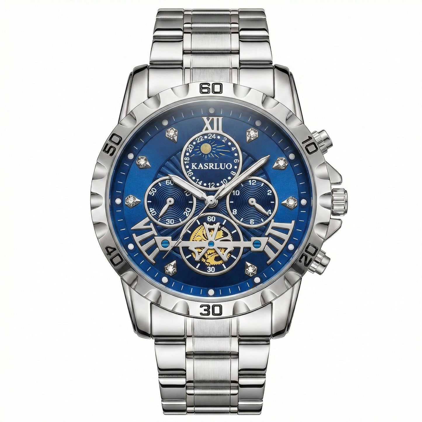 Automatic Stainless Steel Business Watch