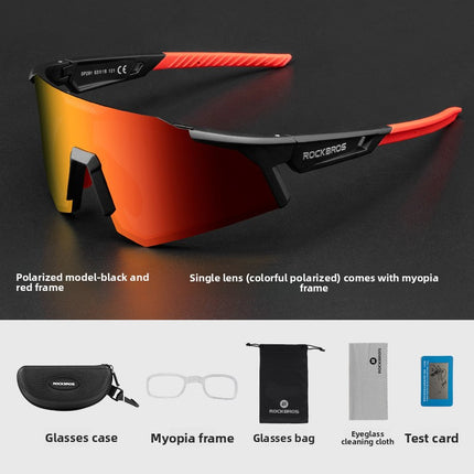 Polarized Photochromic Sports Glasses for Cycling Running