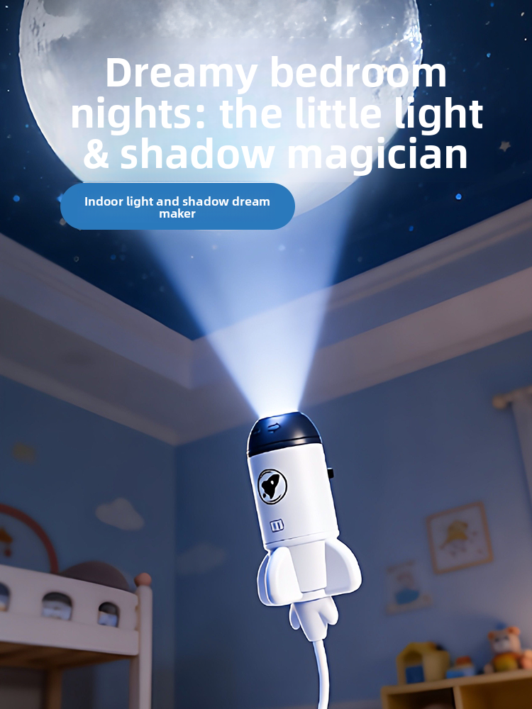 Star Projector Night Light with Cosmic Slides
