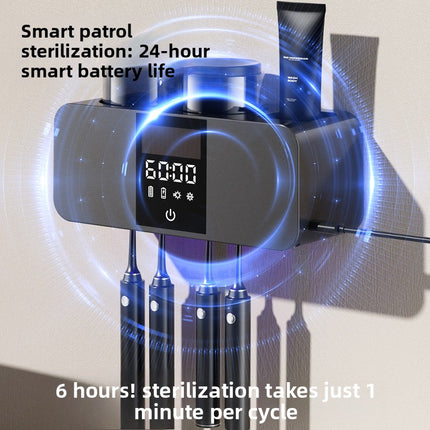 UV Sterilizing Toothbrush Holder with Suction Cup