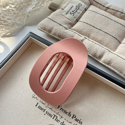 Matte Geometric Hair Clips for Thick Hair