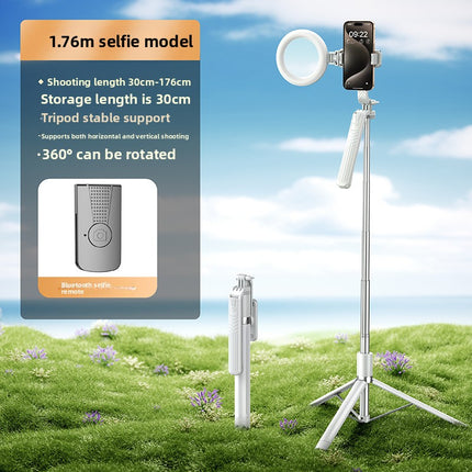 Anti-shake selfie stick phone holder