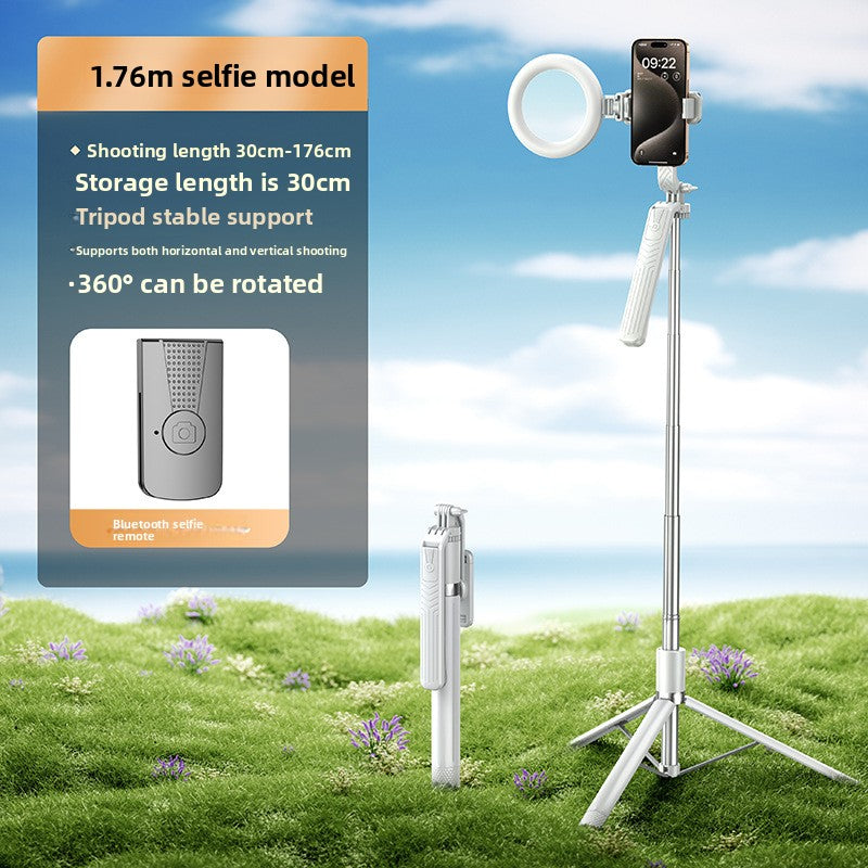Anti-shake selfie stick phone holder