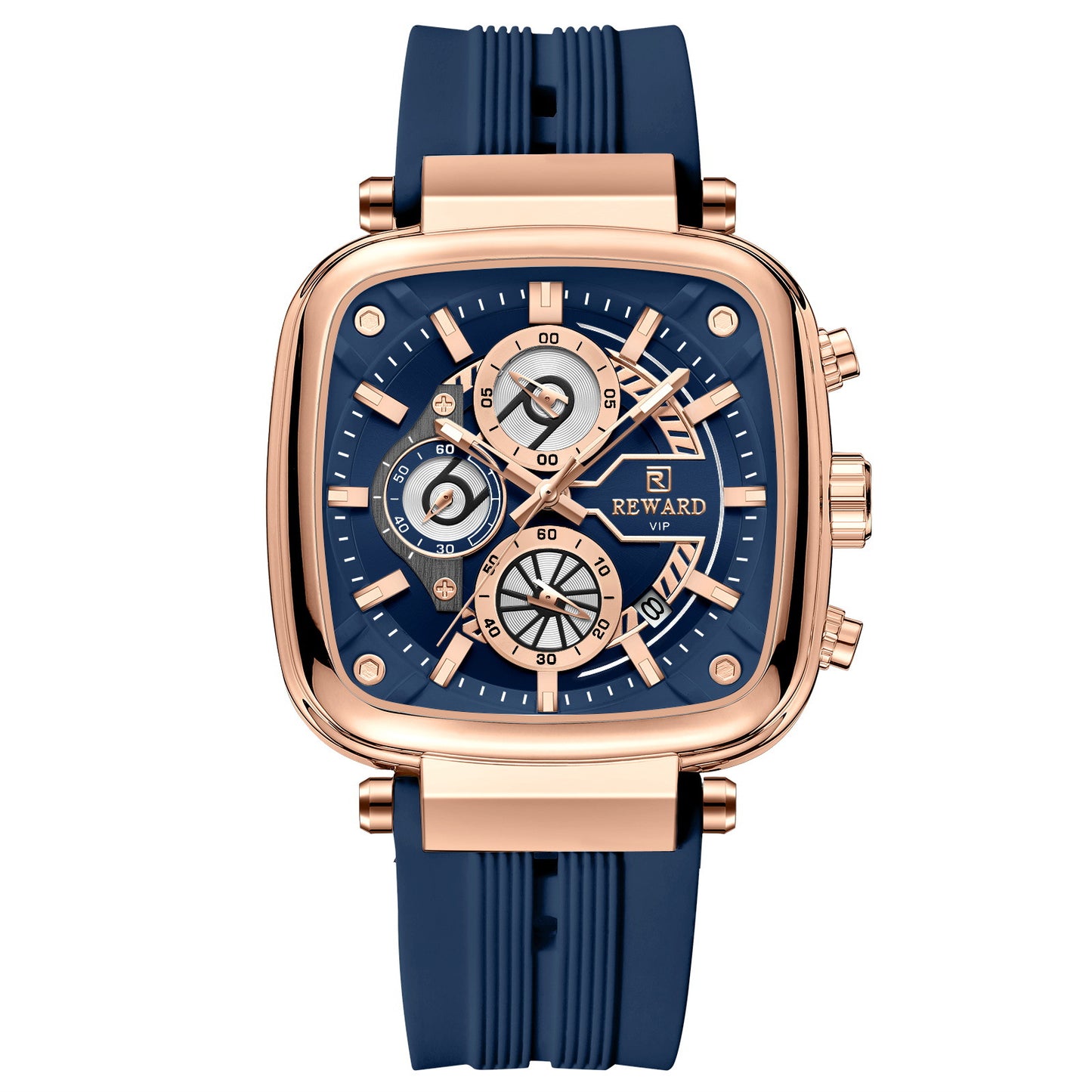 Square Sports Chronograph Mens Watch
