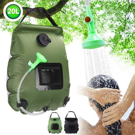 20L Solar Heat Absorbing Outdoor Shower Bag