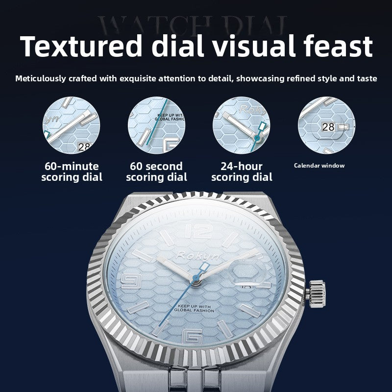 Men's Waterproof Luminous Calendar Watch