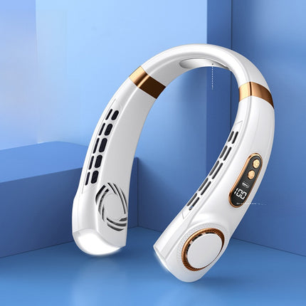 Portable USB Neck Fan with Silent Bladeless Design