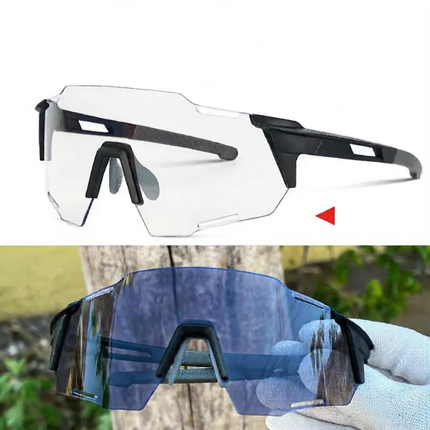 Intelligent Color-Changing Cycling Glasses for Men and Women, Bicycle Sports, Outdoor Running, Windproof Uv Sunglasses