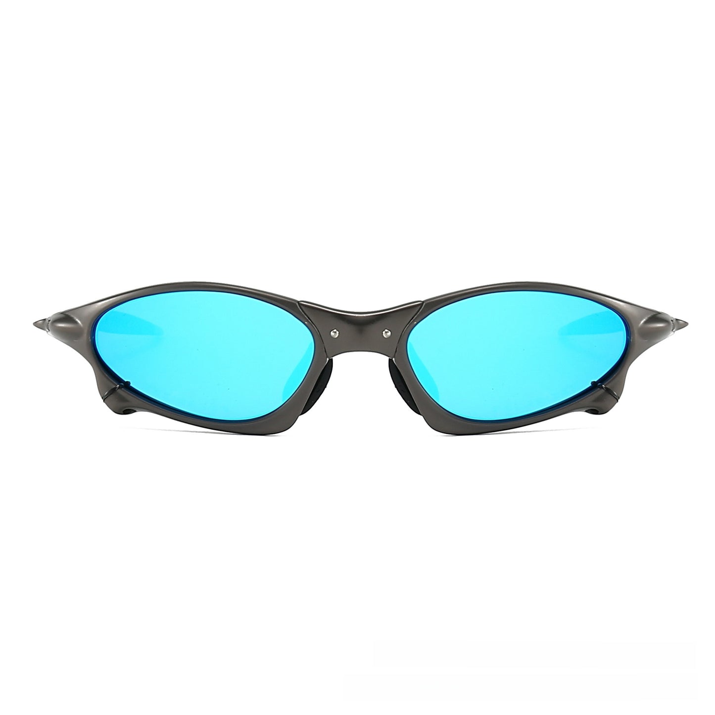 Metal Oval Polarized Sunglasses