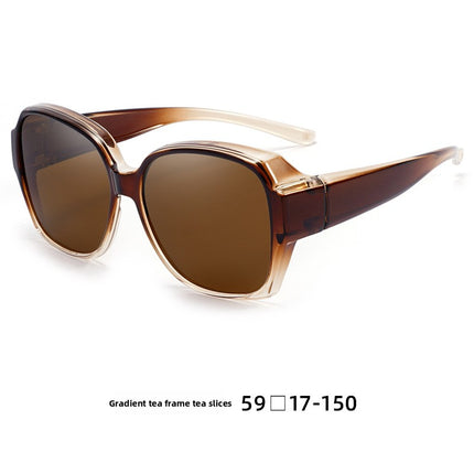 Polarized UV Protection TR90 Square Frame Sunglasses
