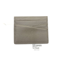 Leather Oil Edge Oblique Thin Bank Card Holder Soft Cowhide Document Package