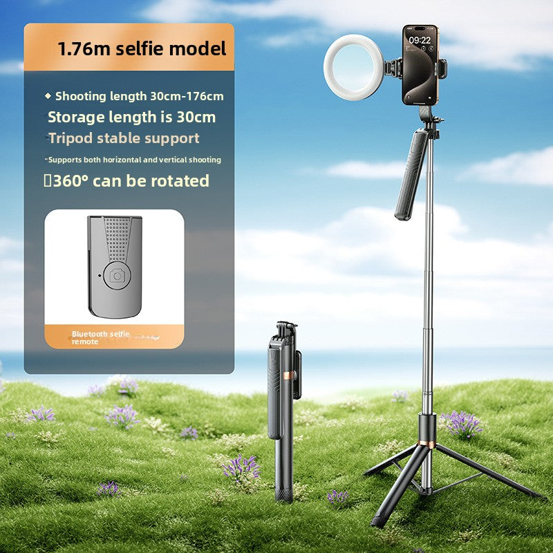 Anti-shake selfie stick phone holder