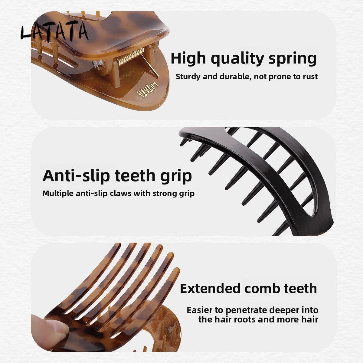 Elegant Abalone Hair Clip for Women