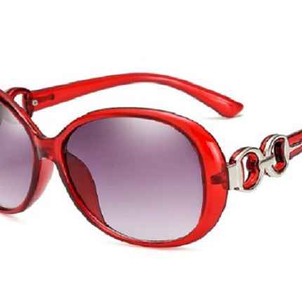 Sunglasses Large Frame Sunglasses Retro Glasses UV-resistant Round Frame