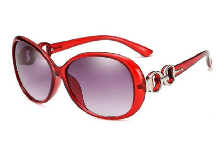 Sunglasses Large Frame Sunglasses Retro Glasses UV-resistant Round Frame