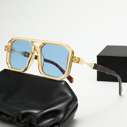 Square Double Bridge Sunglasses