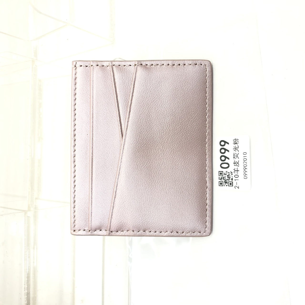 Leather Oil Edge Oblique Thin Bank Card Holder Soft Cowhide Document Package