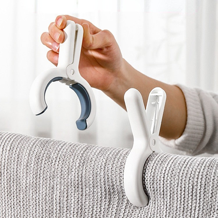 عبوة من 3 قطع من ملاءات التجفيف، مشابك غسيل، مشابك منزلية لتثبيت اللحاف، بلاستيك، حجم كبير، مقاوم للرياح