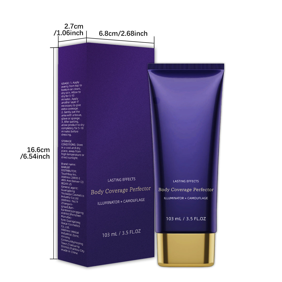 Waterproof Tattoo Concealer Cream with Full Coverage