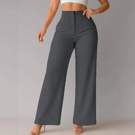 Womens High Waist Wide Leg Pants